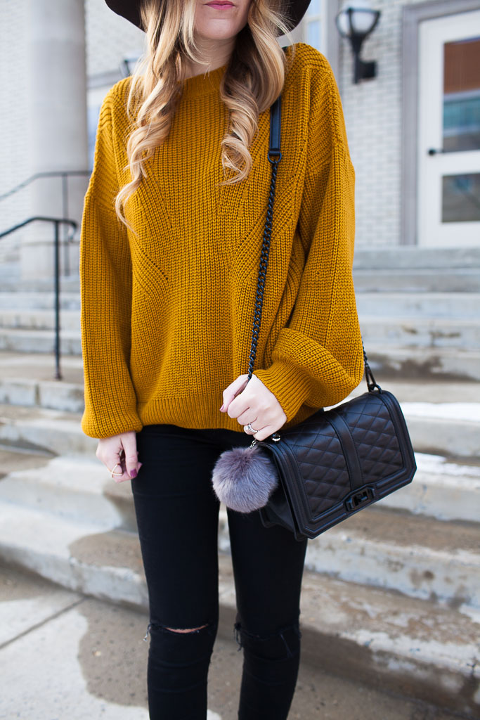 Mustard Sweater Twenties Girl Style